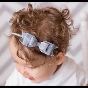 Felt bow headband